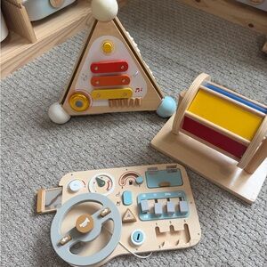 Colorful Wooden Activity Toy Set